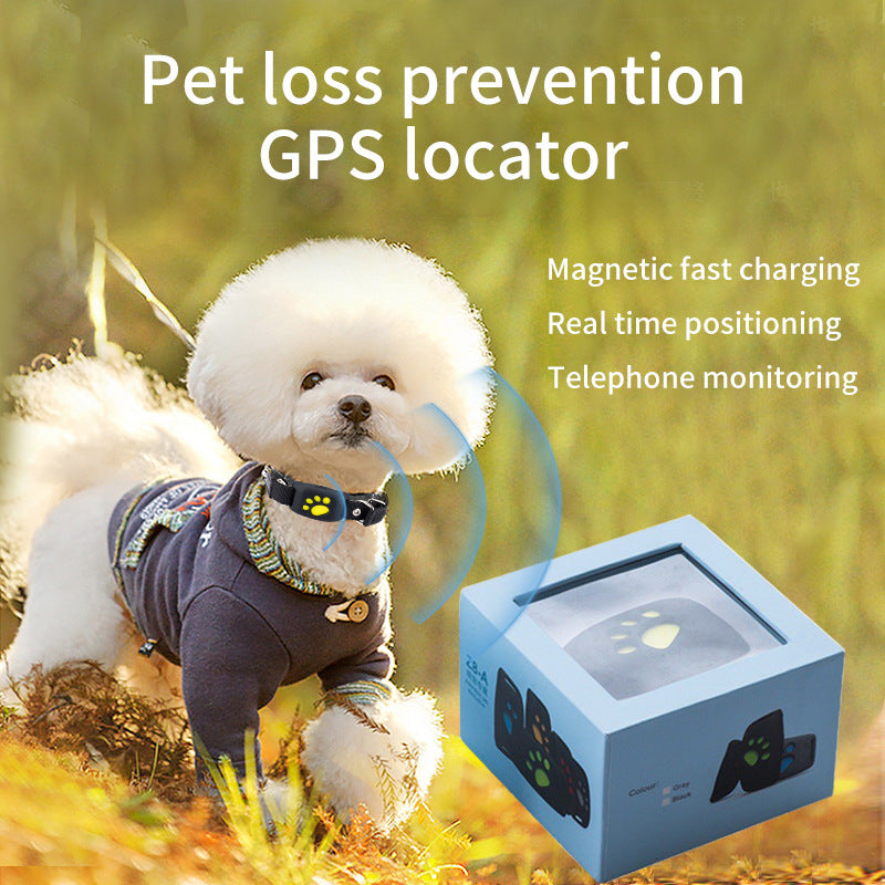 Collare GPS Smart Tracker per Cani e Gatti — SIM Card, Impermeabile